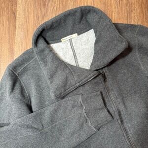 Marine‎ Layer SHILOH Asymmetrical Zip Track Jacket L  Mock Neck